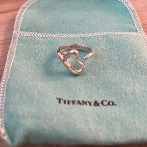 Tiffany Elsa Peretti Open Heart Ring